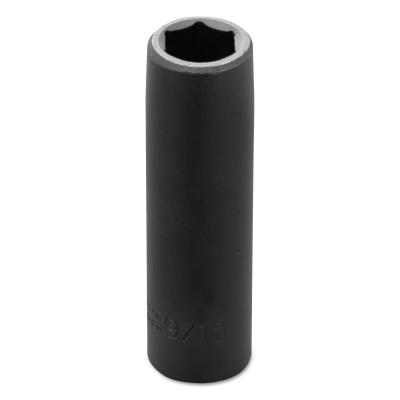Stanley® Products Torqueplus Deep Impact Sockets 1/2 in, 1/2 in Drive, 9/16 in, 6 Points, 7318H