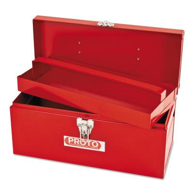 Stanley® Products General Purpose Tool Boxes, Single Latch, 14 in x 6 in x 6 1/2 in, Steel, Red, 9954-NA