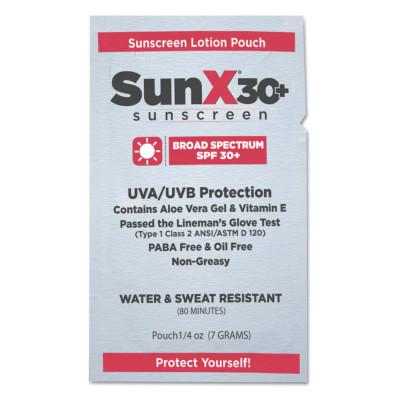 First Aid Only® SunX30 Sunscreen Lotion Packets, 18-399