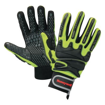 Honeywell RIG DOG Impact Gloves, Yellow/Black/Gray, X-Large, MPCT1000/10XL