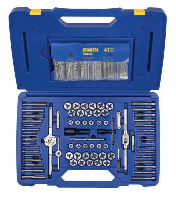 Stanley® Products 117-pc Machine Screw/Fractional/Metric Tap & Hex Die and Drill Bit Deluxe Set, 26377