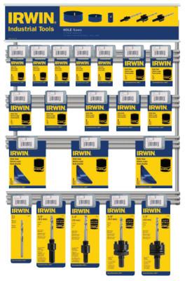 StanleyÂ® Products 40-Piece Hole Saw & Mandrel Merchandiser Set, 373005M