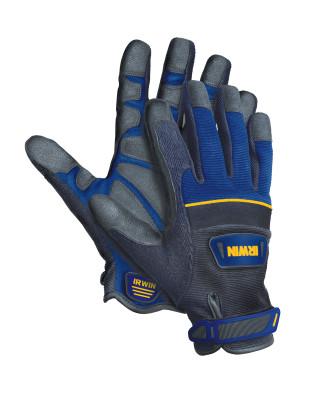 Stanley® Products Heavy Duty Jobsite Gloves, Black/Blue, Large, 432001