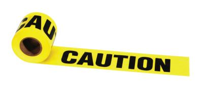 Stanley® Products Barrier Tape, 3 in x 300 ft, Caution, 66200