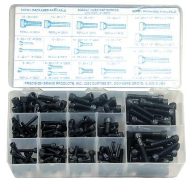 Precision Brand 190-PC SOCKET HEAD CAP SCREW ASSORT., 12970