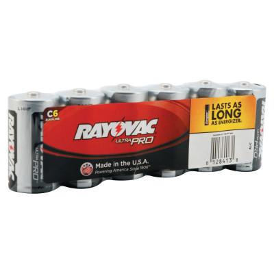 RAYOVAC?? Maximum Alkaline Shrink Pack Batteries, 1.5 V, C, ALC-6J