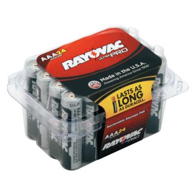 RAYOVAC?? Ultra Pro Alkaline Reclosable Batteries, AAA, ALAAA-24PPJ