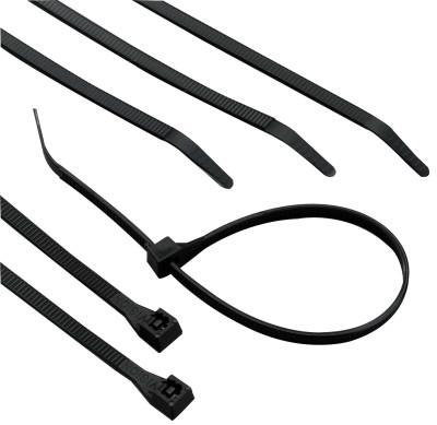 Gardner Bender Heavy-Duty Cable Ties, 120 lb Tensile Strength, 15 in, Ultraviolet Black, DoubleLock, 50/Bag, 46-415UVB