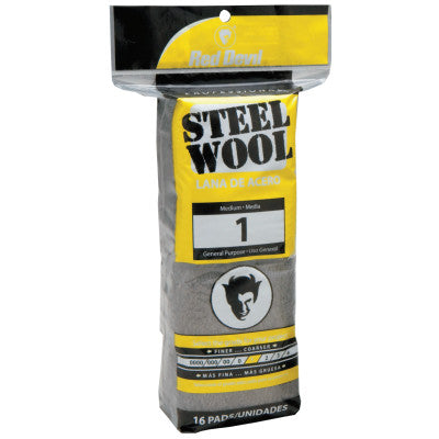 Red Devil Steel Wool, Medium, #1, 0314