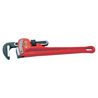 Ridge Tool Company Heavy-Duty Straight Pipe Wrench, Steel Jaw, 8 in, 31005