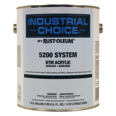 Rust-Oleum® Industrial Commercial 5200 System DTM Acrylics, Black, Semi-Gloss, 5274402