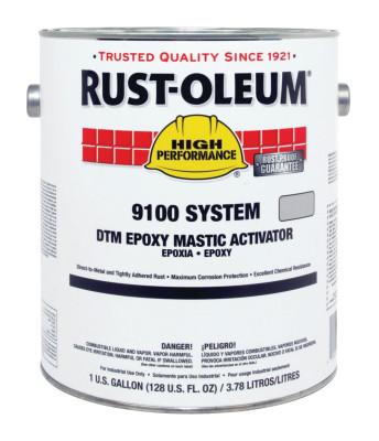 Rust-Oleum® Industrial High Performance 9100 System DTM Epoxy Mastic, 1 gal, Activator; Primer, 9101402