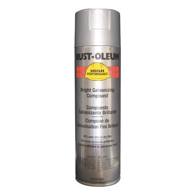 Rust-Oleum?? Industrial High Performance V2100 System Bright Galvanizing Compound, Aerosol Can, V2117838