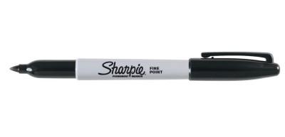 Newell Brands Fine Tip Permanent Marker, Black, 144/CA, 30051