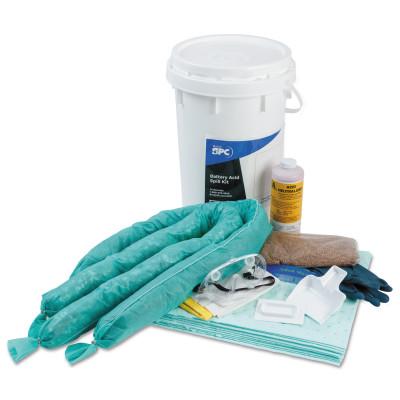 Brady® Battery Acid Specialty Spill Kit, 6.5 gal Drum, 4.5 gal Absorption, SK-BATT