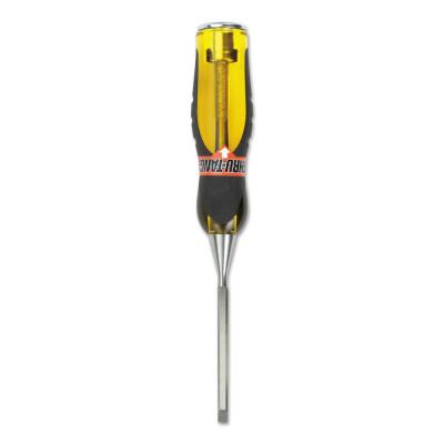 Stanley?? Products Fatmax Short Blade Chisels, 9 in Long, 1/4 in Cut, 16-973