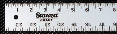 L.S. Starrett Aluminum Straight Edge Rulers, 72 in, Aluminum, 36094