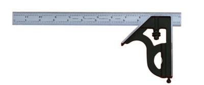 L.S. Starrett 11H Series Combination Squares, 12", 1/64 in @ 1 in, 16ths; Quick Read 64ths, 56366