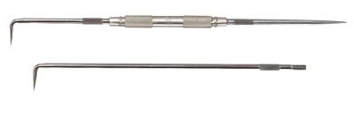 L.S. Starrett Improved Scriber, 9-12", Steel, Straight Point;Short Bent Point; Long Bent Point, 50316