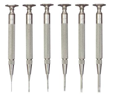 L.S. Starrett Jewelers' Screwdriver Sets, Slotted; Phillips, 7 Piece, 52566