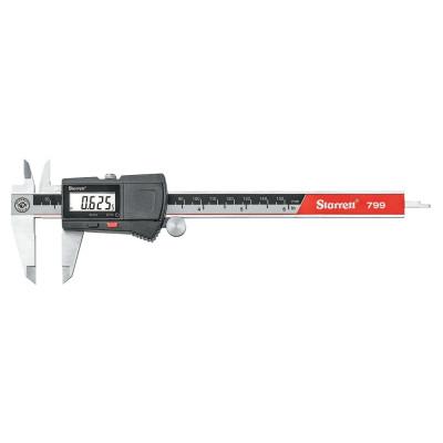 L.S. Starrett EC799 Series Electronic Calipers w/SPC Output, 0 in - 6 in, Stainless Steel, EC799B-6/150