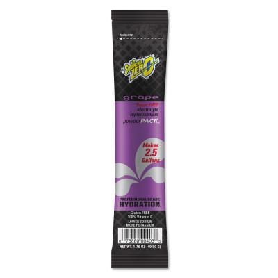 Sqwincher PowderPack™ ZERO Sugar Free 2.5 gal Yield Powder Mix, 1.76 oz Packet, Grape, 159016804