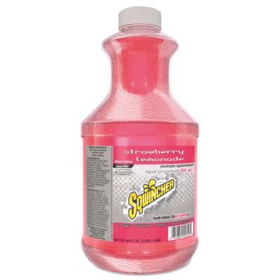 Sqwincher Liquid Concentrate, Strawberry Lemonade, 64 oz, Bottle, Yields 5 gal, 159030319