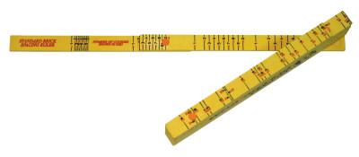 U.S. Tape Rhino Folding Rulers, 6 ft, Fiberglass, Modular Brick Spacing, 55120