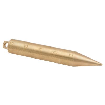 U.S. Tape Tank Gauging Plumb Bobs, 16 oz, Brass, English, 58898