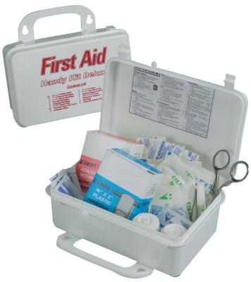 Honeywell Handy Deluxe First Aid Kit, Treats Cuts, Bruises, Eye Care and Burns, Plastic Case, 34650H