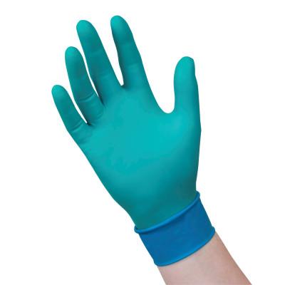 Ansell Chemical Resistant Nitrile/Neoprene Disposable Gloves, 7.8 mil Palm, Medium, Green, 93-260-080