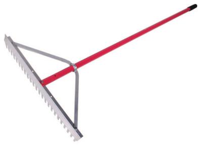 The AMES Companies, Inc. Landscape Rake, 66 in Aluminum Handle, 24 in Head, 63136