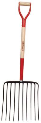 The AMES Companies, Inc. Special Purpose Forks, Ensilage, Stone/Ballast, 10-oval tine, 30 in handle, 76125