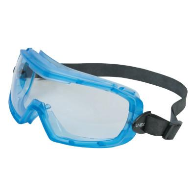 Honeywell Entity Goggles, Translucent Blue Frame, Clear Lens, Uvextra Antifog Coating, S3541X