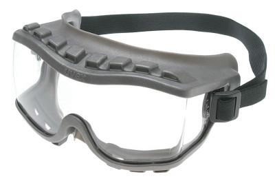 Honeywell Strategy Goggles, Clear/Gray, Uvextra Antifog Coating, Fabric Strap, Direct Vent, S3800