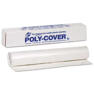 Warp Brothers Poly-Cover Plastic Sheets, 4 Mil, 10 x 100, Clear, 4X10-C