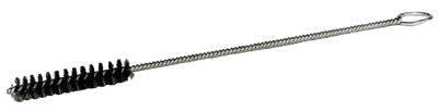 Weiler® Single-Spiral Single-Stem Power Tube Brush, 1/2 in, .004 SS, 2 in B.L. (STS-1/2), 21104