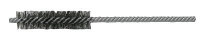 Weiler® Double-Spiral Double-Stem Power Tube Brush, 1/2 in, .006 SS, 2 in B.L. (DS-1/2), 21117