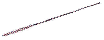 Weiler® Nylox® Micro-Abrasive Tube Brush, 1 in Brush L, Twisted Single Spiral, .105 in Nylon Fill, 26904