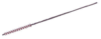 Weiler® Nylox® Micro-Abrasive Tube Brush, 1 in Brush L, Twisted Single Spiral, .125 in Nylon Fill, 26905