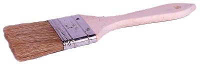 Weiler® Economy Chip and Oil Brushes, 3" wide, 1 3/4" trim, White Bristle, Wood handle, 40070