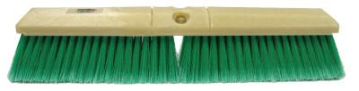 Weiler® Perma-Sweep Floor Brush, 24 in Foam Block, 3 in Trim L, Yellow Polypropylene, 42166