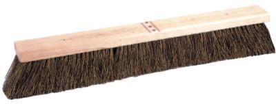 Weiler® Coarse Sweeping Contractor Brooms, 24 in Hardwood Block, 3 in Trim, Palmyra, 44584