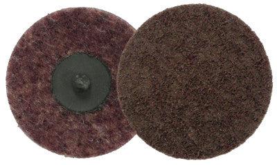 Weiler® Surface Conditioning Disc, 3 in dia, Medium Grit, Aluminum Oxide, Maroon, 51534