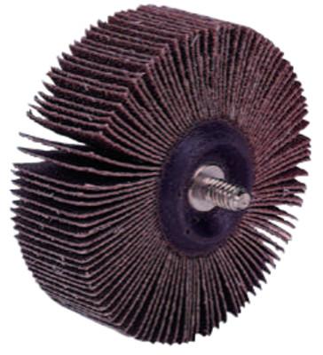 Weiler® Tiger Mounted Flap Wheels, 3 in, 60 Grit, 20,000 rpm, 52621