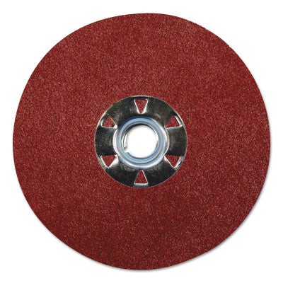 Weiler® Wolverine Resin Fiber Discs, 4 1/2 in Dia, 5/8 Arbor, 80 Grit, Aluminum Oxide, 59977