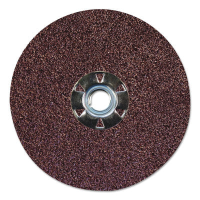 Weiler® Wolverine Resin Fiber Discs, 5 in Dia, 5/8 Arbor, 24 Grit, Aluminum Oxide, 61501