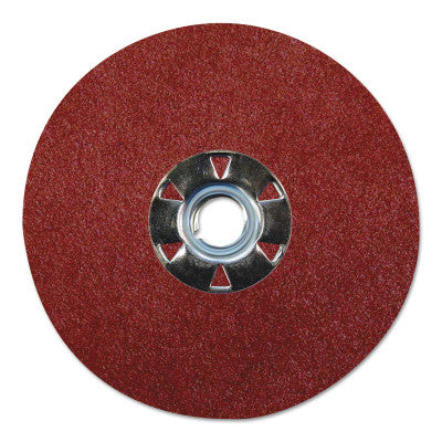 Weiler® Wolverine Resin Fiber Discs, 5 in Dia, 5/8 Arbor, 120 Grit, Aluminum Oxide, 61509