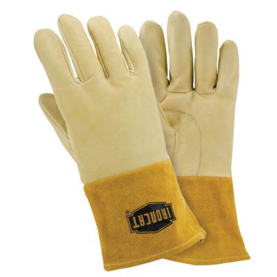 West Chester IronCat MIG/TIG Welding Gloves, Premium Pigskin Leather, X-Large, Natural, 6010/XL