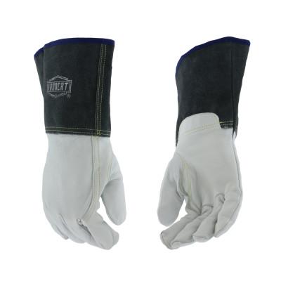 WEST CHESTER Ironcat Premium Grain Goatskin TIG Welding Gloves, X-Large, Dark Blue, 6144/XL